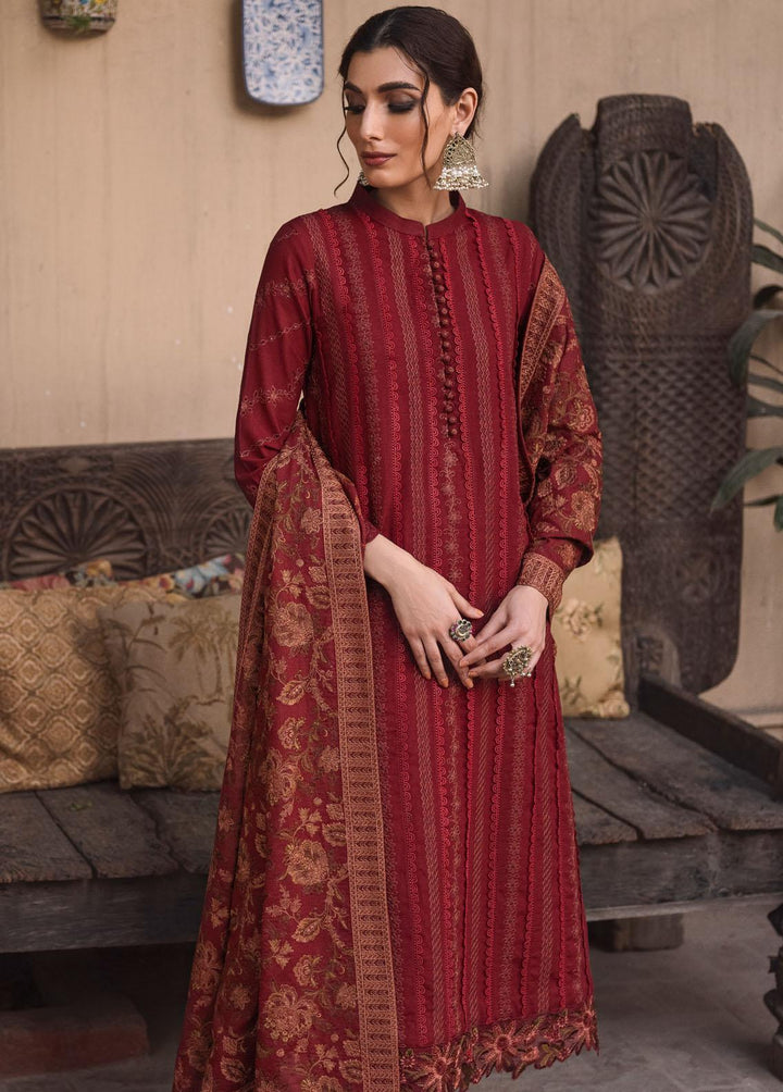 Riwayat By Iznik Embroidered Khaddar Suits Unstitched 3 Piece IZ22RK RC-01 Anahita - Winter Collection