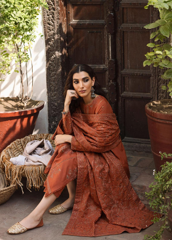 Riwayat By Iznik Embroidered Khaddar Suits Unstitched 3 Piece IZ22RK RC-03 Eylqar - Winter Collection