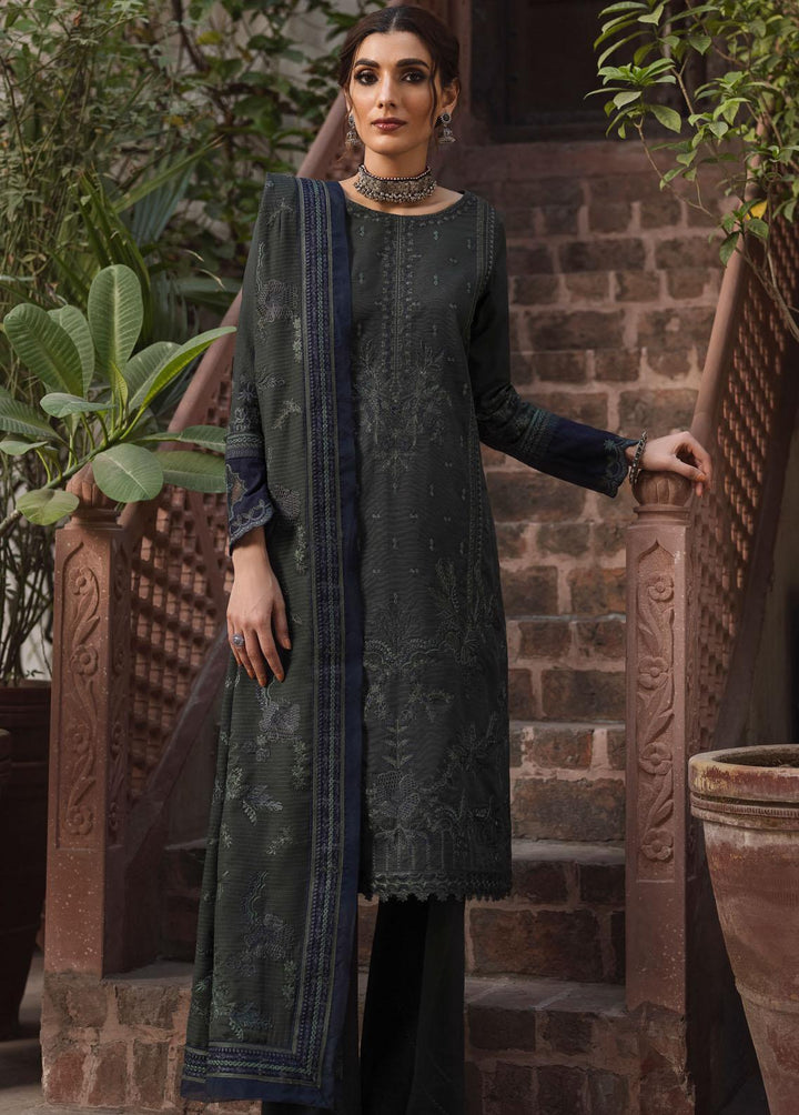 Riwayat By Iznik Embroidered Khaddar Suits Unstitched 3 Piece IZ22RK RC-04 Qurbat - Winter Collection