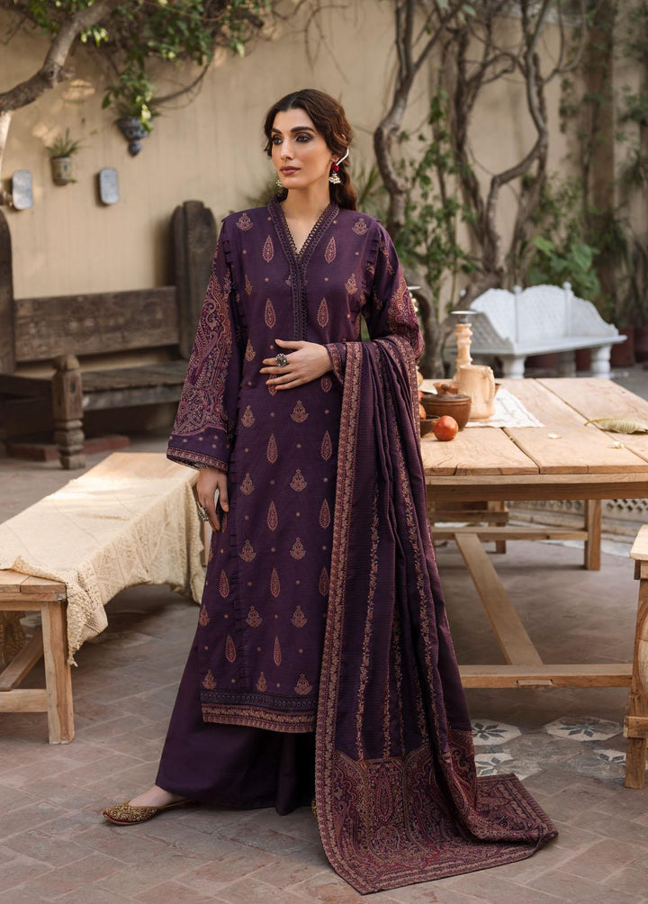 Riwayat By Iznik Embroidered Khaddar Suits Unstitched 3 Piece IZ22RK RC-07 Khwabeeda - Winter Collection