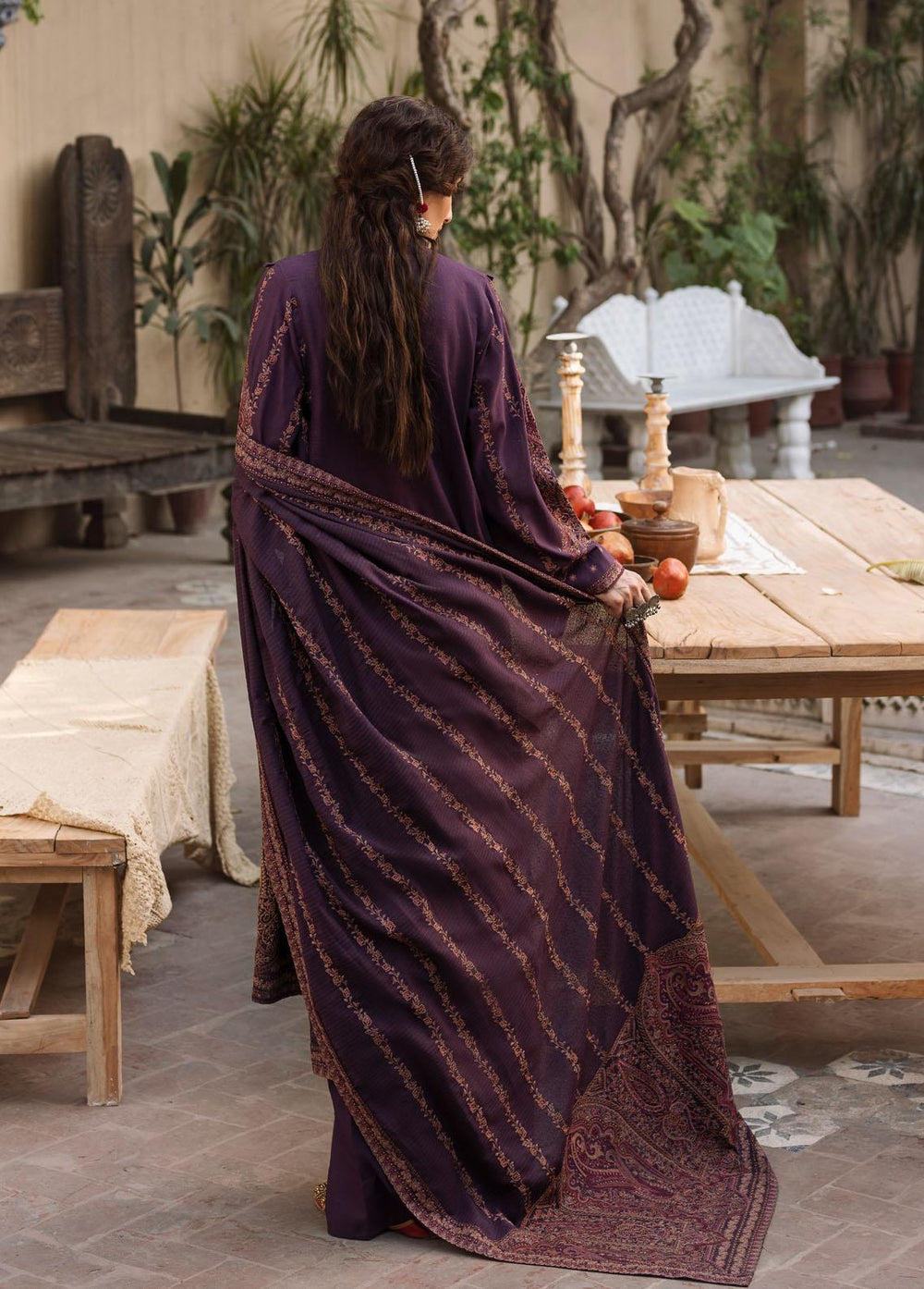 Riwayat By Iznik Embroidered Khaddar Suits Unstitched 3 Piece IZ22RK RC-07 Khwabeeda - Winter Collection