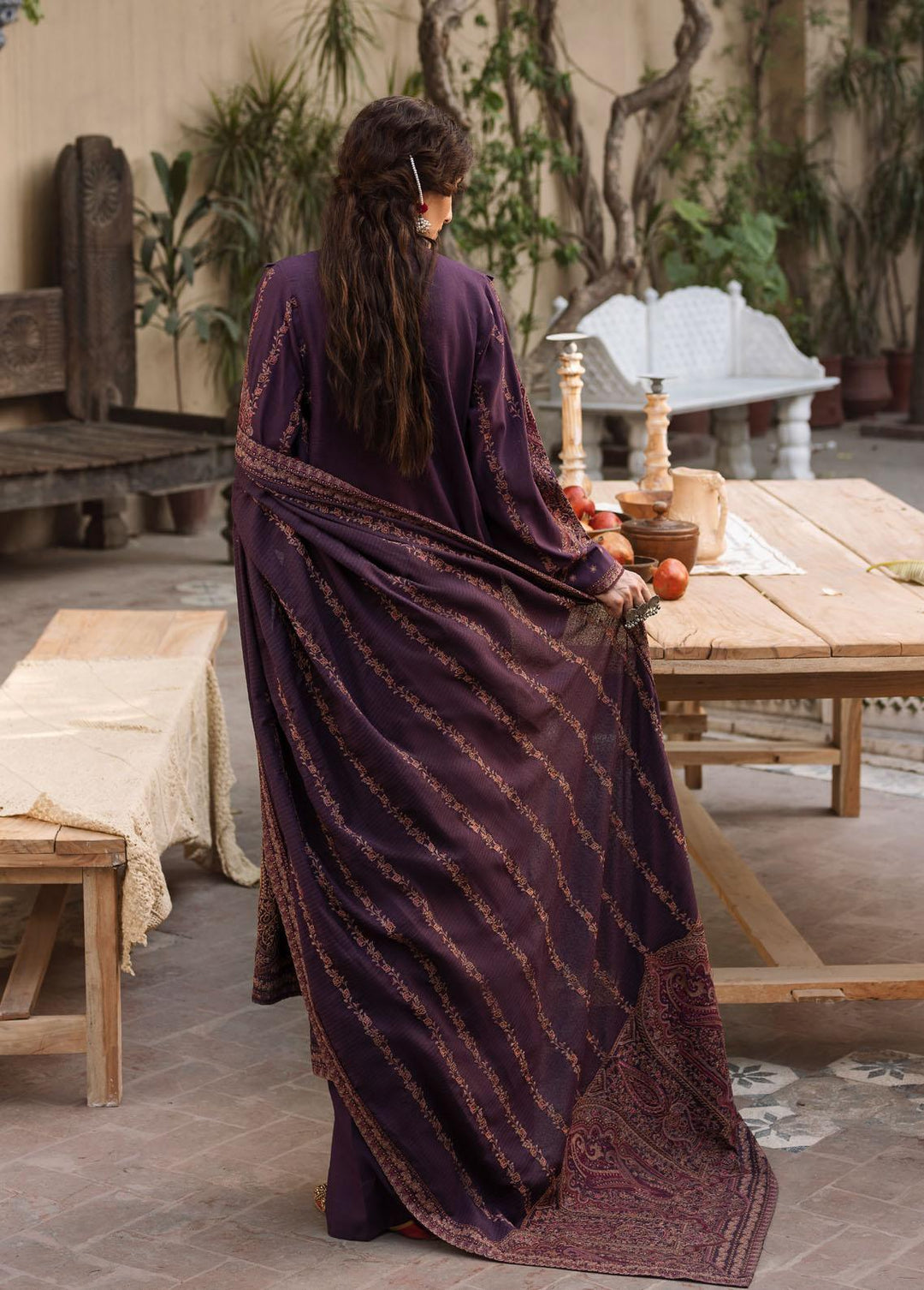 Riwayat By Iznik Embroidered Khaddar Suits Unstitched 3 Piece IZ22RK RC-07 Khwabeeda - Winter Collection