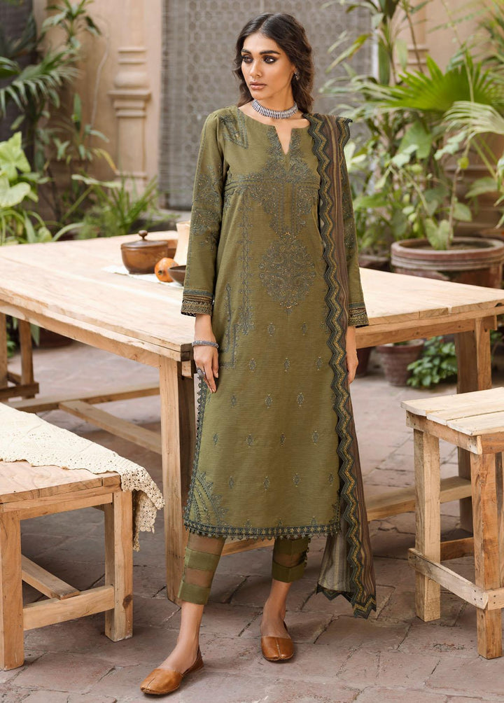 Riwayat By Iznik Embroidered Khaddar Suits Unstitched 3 Piece IZ22RK RC-08 Aaira - Winter Collection
