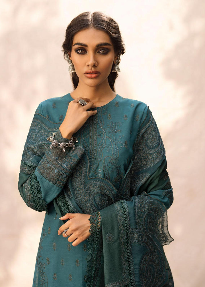 Riwayat By Iznik Embroidered Khaddar Suits Unstitched 3 Piece IZ22RK RC-11 Zaib - Winter Collection