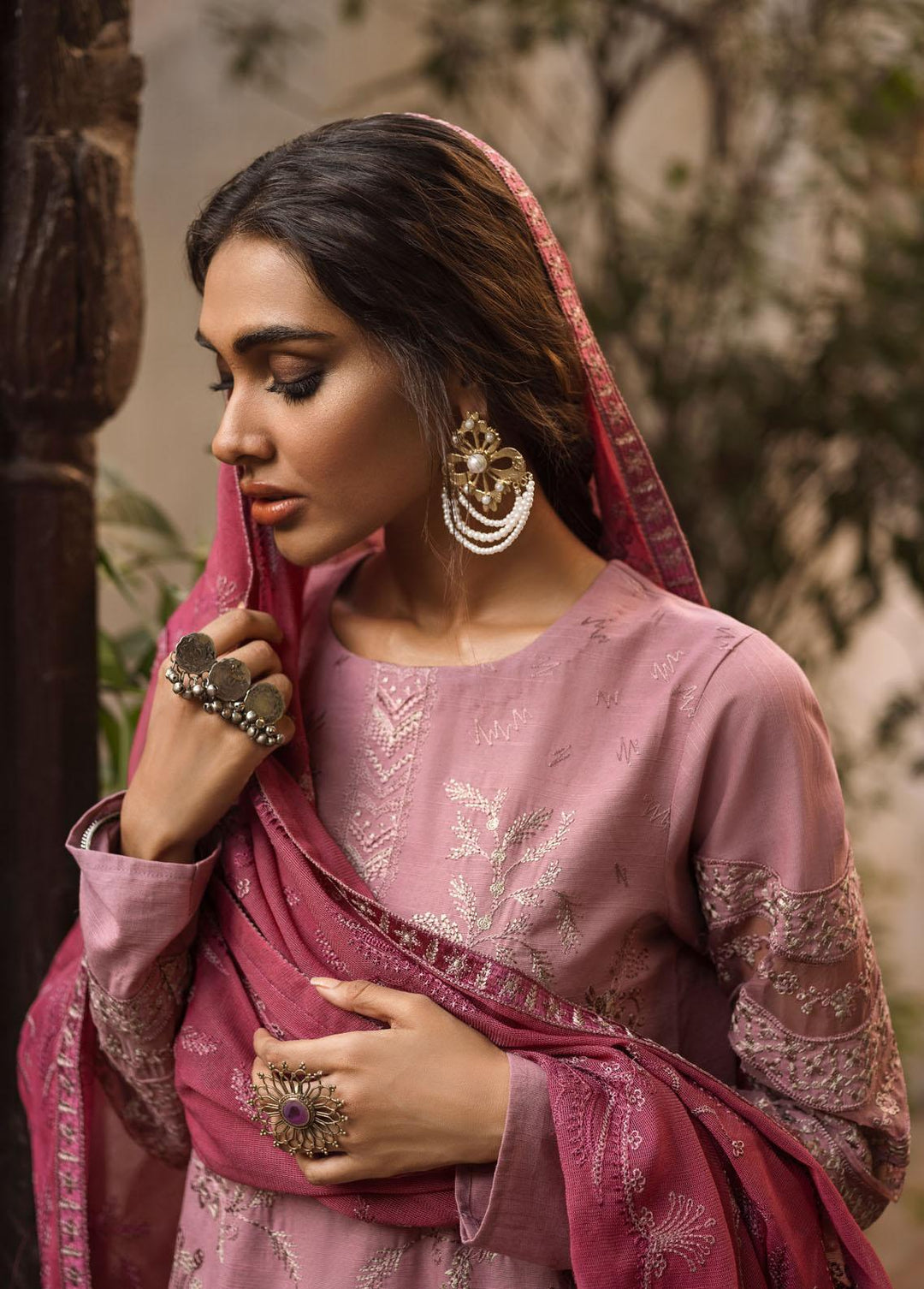 Riwayat By Iznik Embroidered Khaddar Suits Unstitched 3 Piece IZ22RK RC-12 Tanisha - Winter Collection