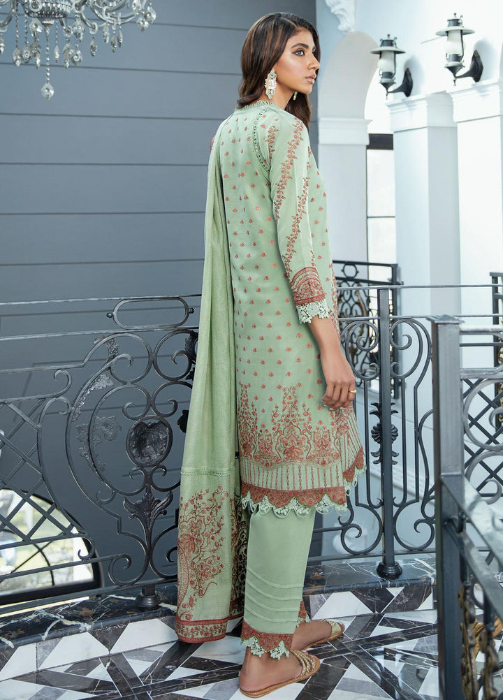 Iznik Embroidered Lawn Suits Unstitched 3 Piece IZ22SV 05 Clover - Luxury Collection