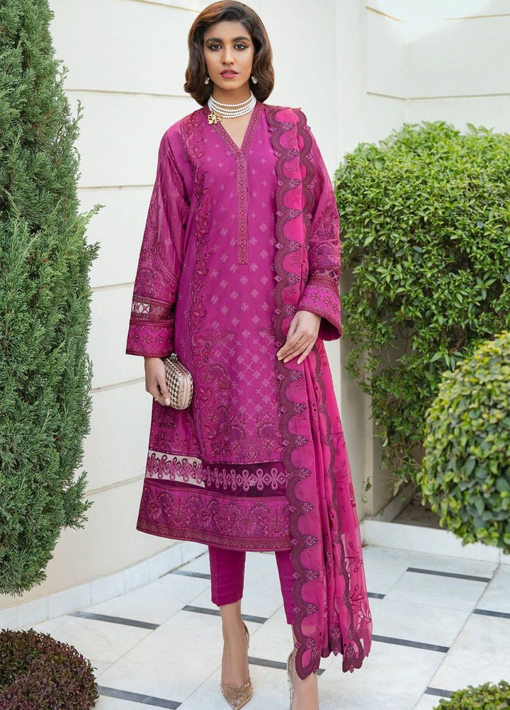 Iznik Embroidered Lawn Suits Unstitched 3 Piece IZ22SV 08 Nerine lilly - Luxury Collection