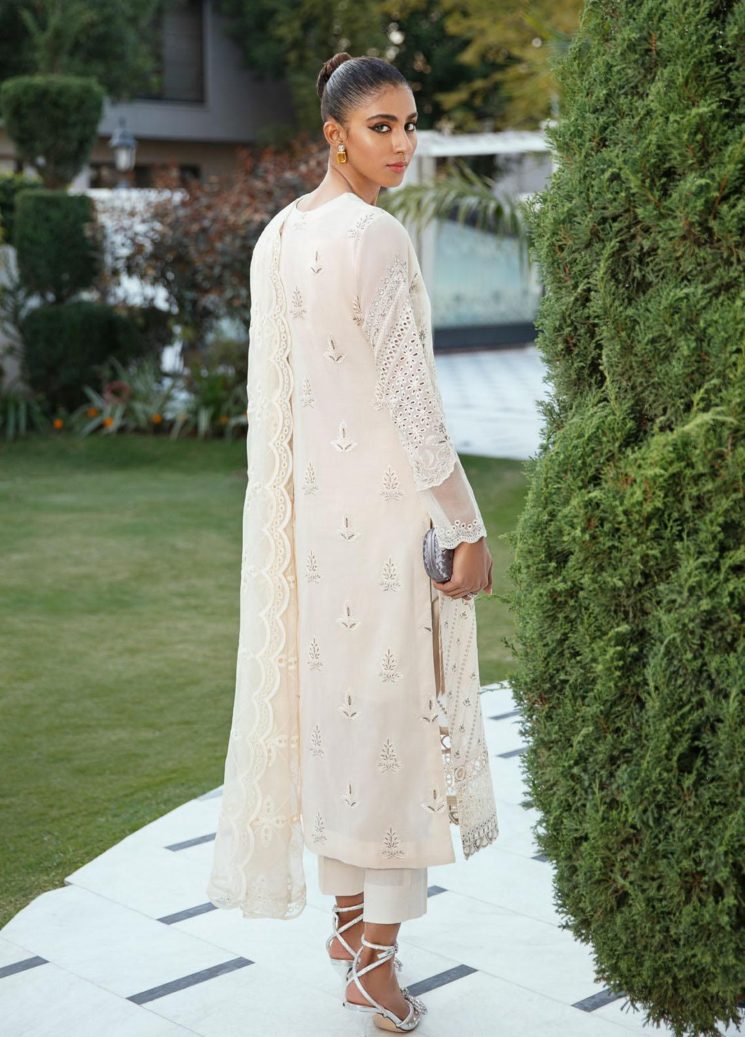 Iznik Embroidered Lawn Suits Unstitched 3 Piece IZ22SV 09 Vendela Rose - Luxury Collection