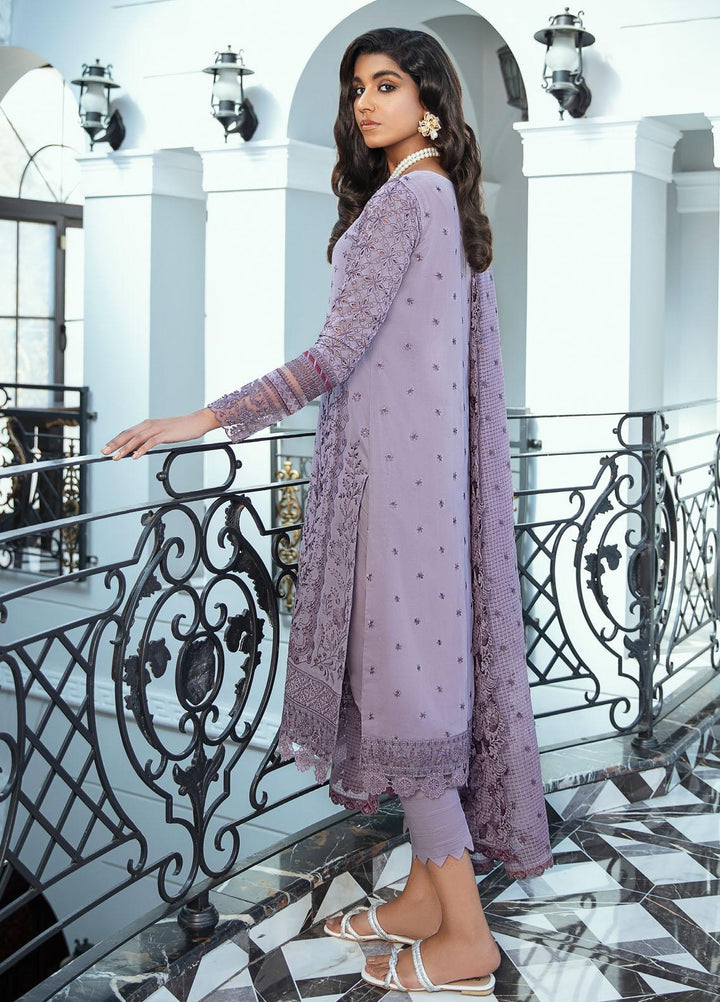Iznik Embroidered Lawn Suits Unstitched 3 Piece IZ22SV 10 Lavender - Luxury Collection