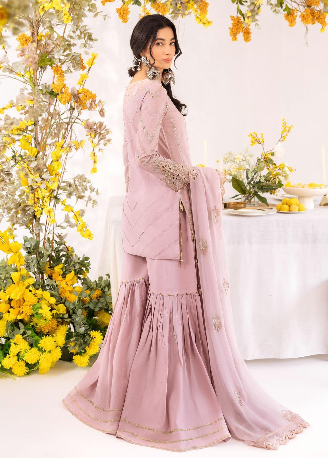 Iznik Embroidered Lawn Suits Unstitched 3 Piece IZ23E IE-01 Roheen - Eid Collection