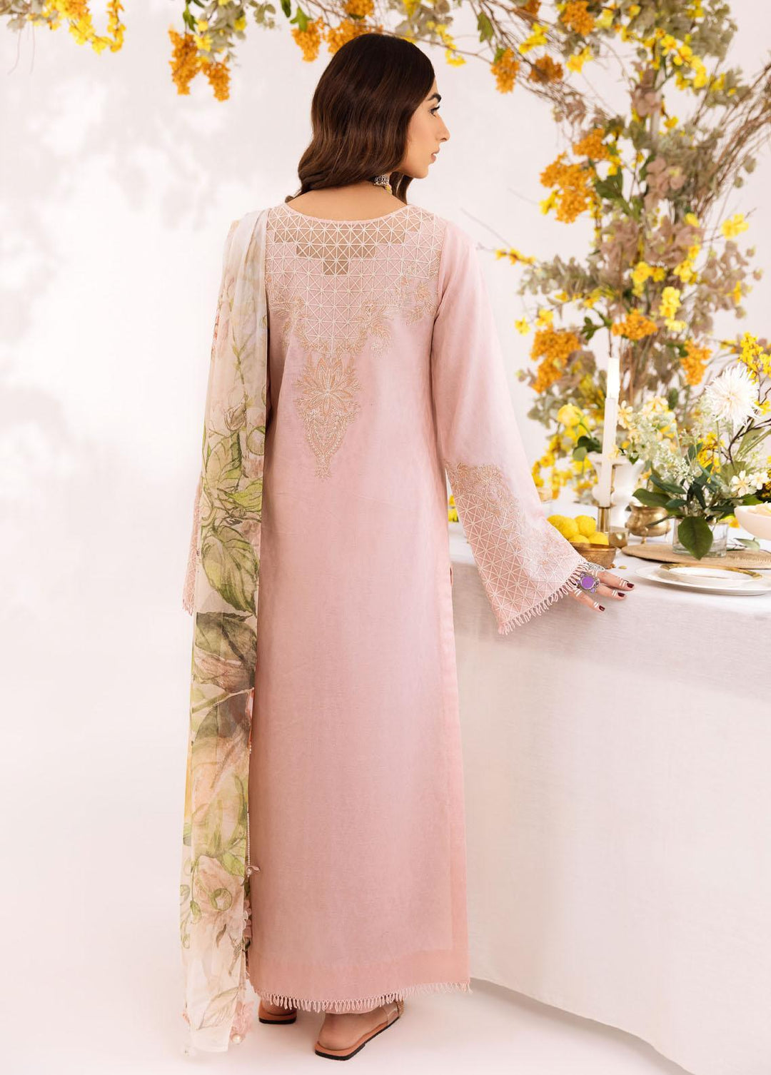 Iznik Embroidered Lawn Suits Unstitched 3 Piece IZ23E IE-02 Nazaha - Eid Collection