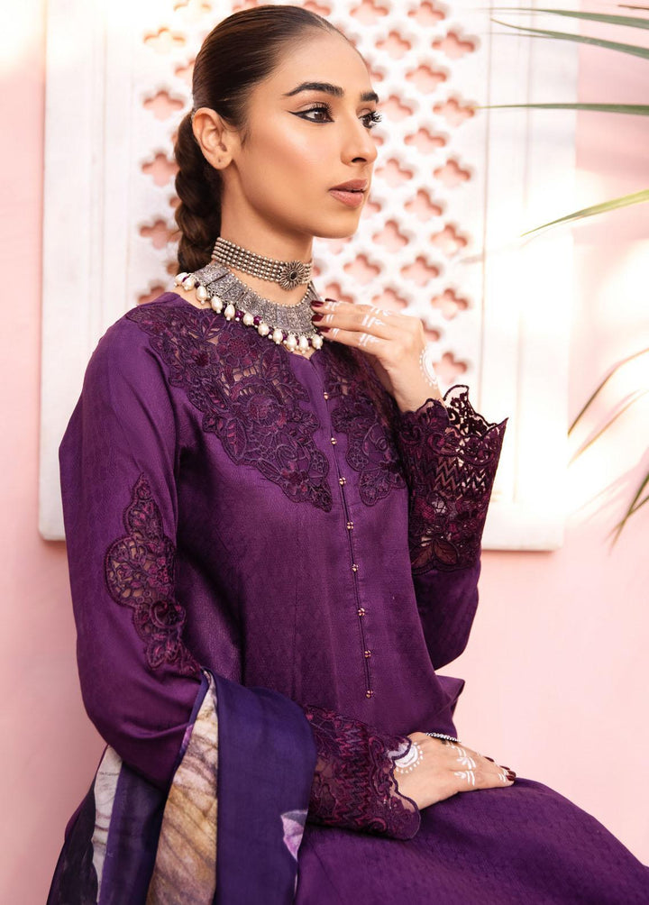 Iznik Embroidered Lawn Suits Unstitched 3 Piece IZ23E IE-04 Rumana - Eid Collection