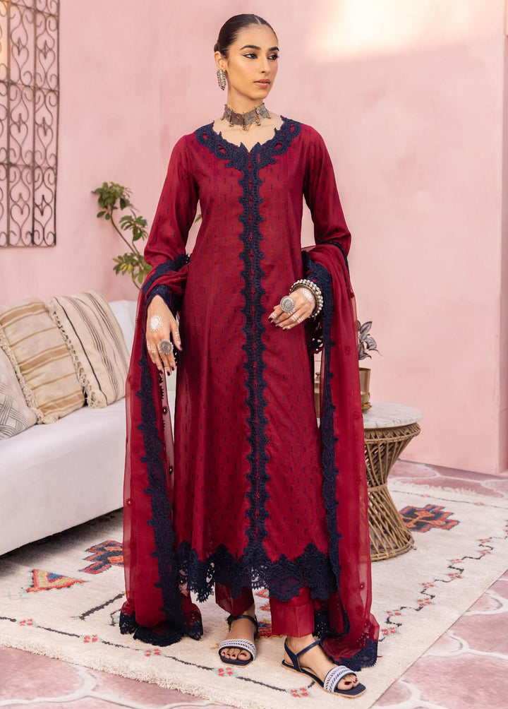 Iznik Embroidered Lawn Suits Unstitched 3 Piece IZ23E IE-07 Raina - Eid Collection