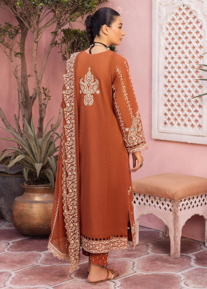 Iznik Embroidered Lawn Suits Unstitched 3 Piece IZ23E IE-08 Abdar - Eid Collection