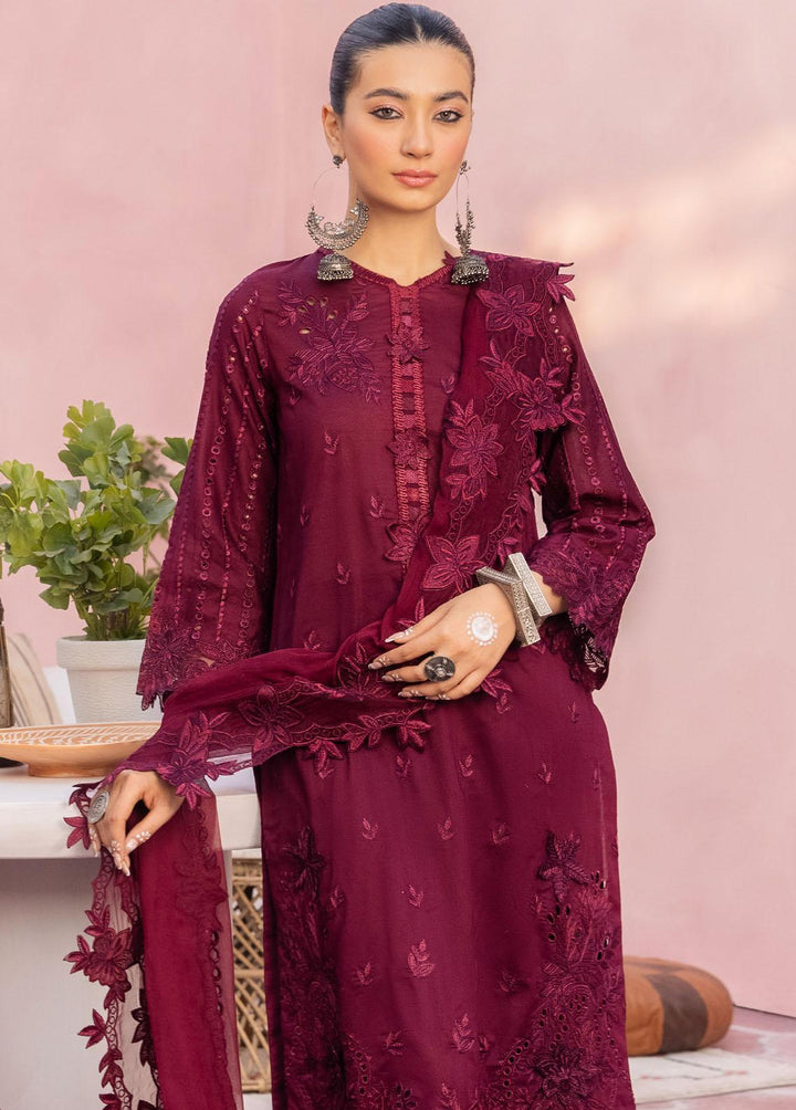 Iznik Embroidered Lawn Suits Unstitched 3 Piece IZ23E IE-09 Khustar - Eid Collection