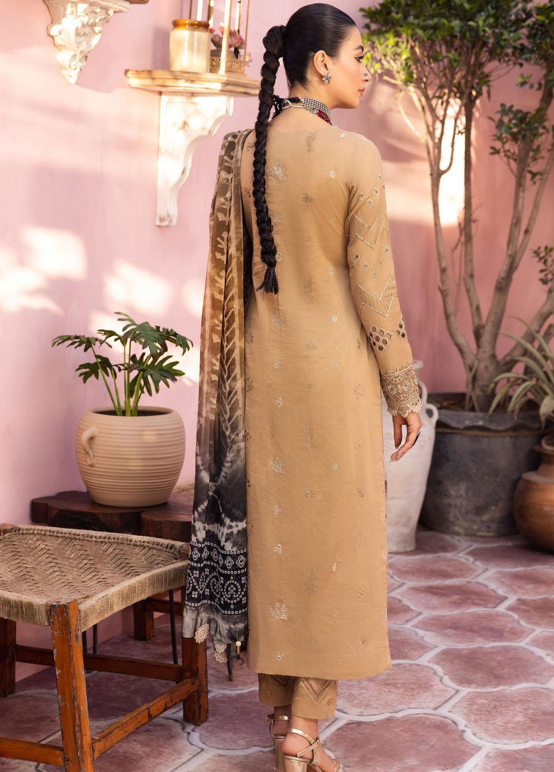 Iznik Embroidered Lawn Suits Unstitched 3 Piece IZ23E IE-12 Juman - Eid Collection