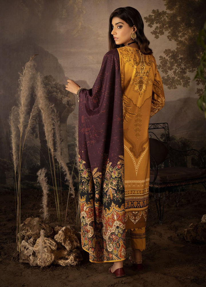 Iznik Embroidered Linen Suits Unstitched 3 Piece IZ21ZF ILC-06 Thoraya - Winter Collection