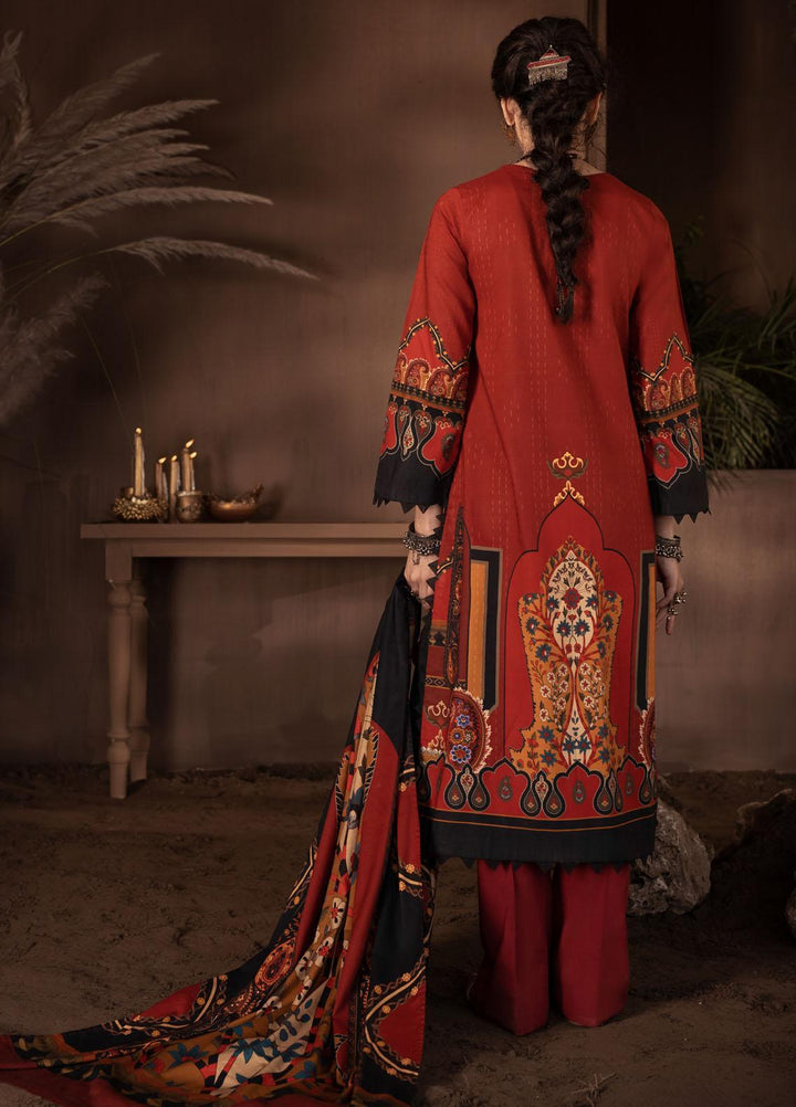 Iznik Embroidered Linen Suits Unstitched 3 Piece IZ21ZF ILC-07 Sibgha - Winter Collection