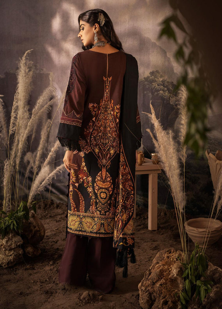 Iznik Embroidered Linen Suits Unstitched 3 Piece IZ21ZF ILC-09 Iba - Winter Collection