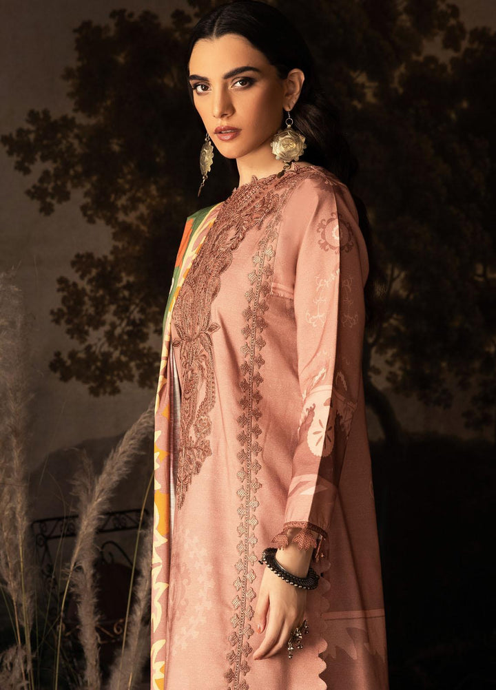 Iznik Embroidered Linen Suits Unstitched 3 Piece IZ21ZF ILC-11 Roshni - Winter Collection