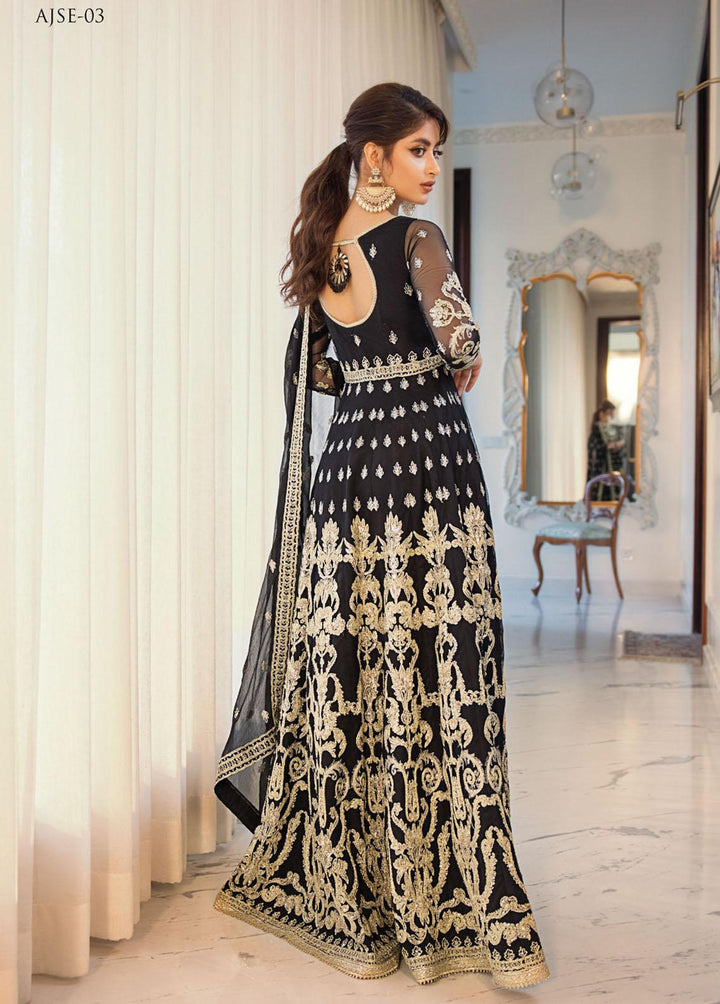 Jaan-e-Ada by Asim Jofa Embroidered  Suits Unstitched 3 Piece AJ22JA AJSE-03 - Luxury Collection