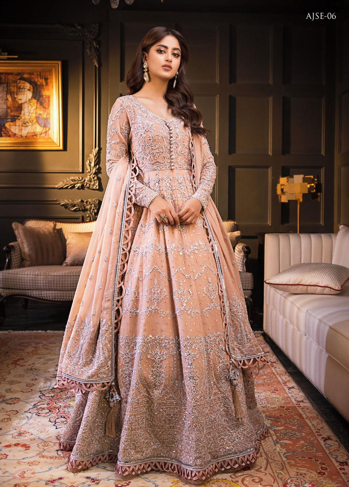 Jaan-e-Ada by Asim Jofa Embroidered  Suits Unstitched 3 Piece AJ22JA AJSE-06 - Luxury Collection