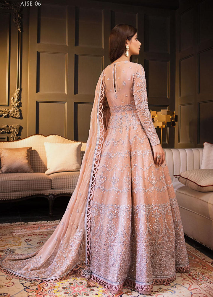 Jaan-e-Ada by Asim Jofa Embroidered  Suits Unstitched 3 Piece AJ22JA AJSE-06 - Luxury Collection