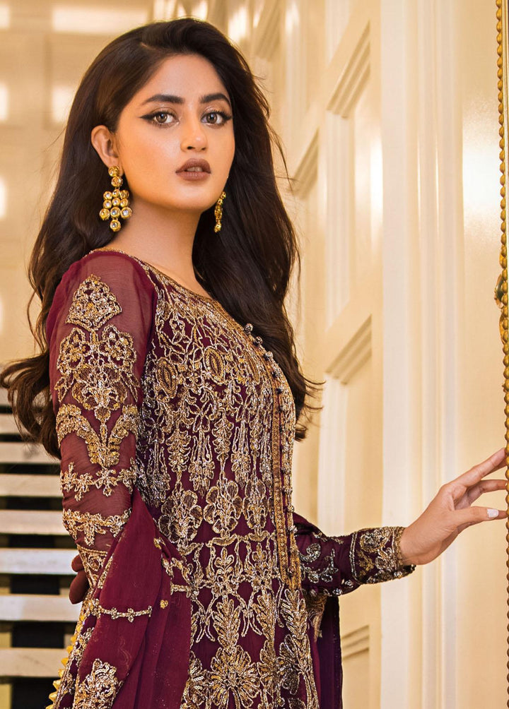 Jaan-e-Ada by Asim Jofa Embroidered  Suits Unstitched 3 Piece AJ22JA AJSE-07 - Luxury Collection