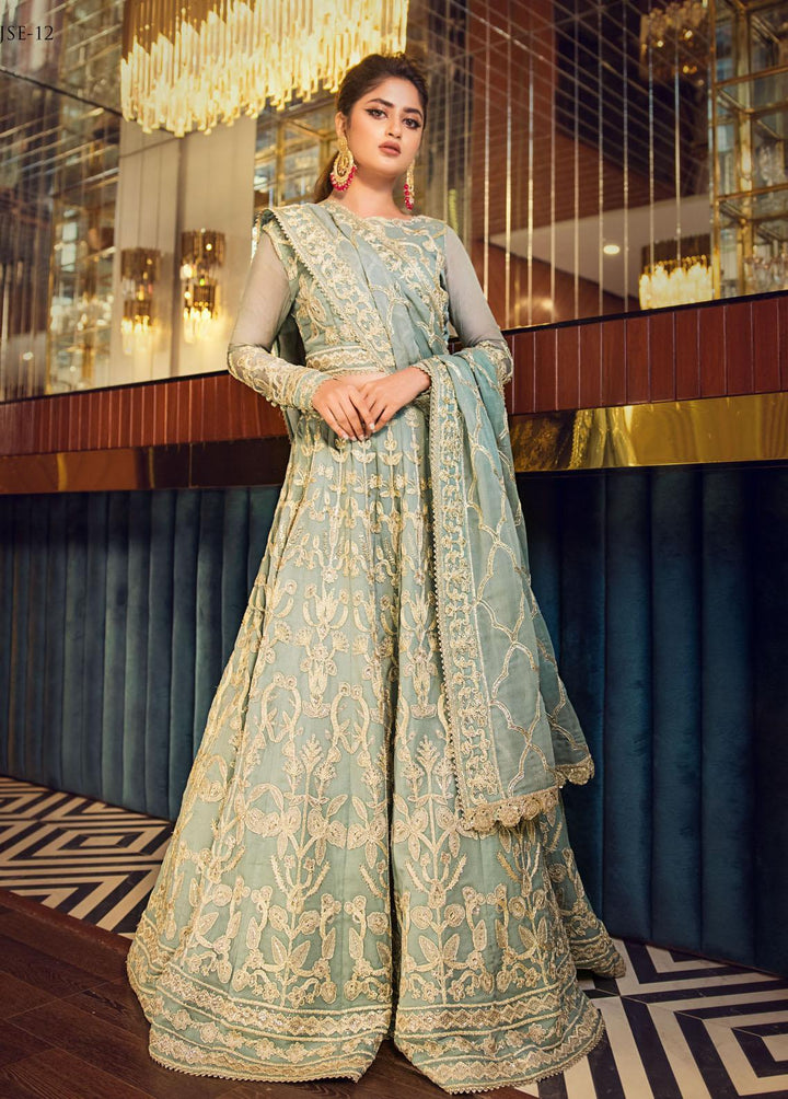 Jaan-e-Ada by Asim Jofa Embroidered  Suits Unstitched 3 Piece AJ22JA AJSE-12 - Luxury Collection