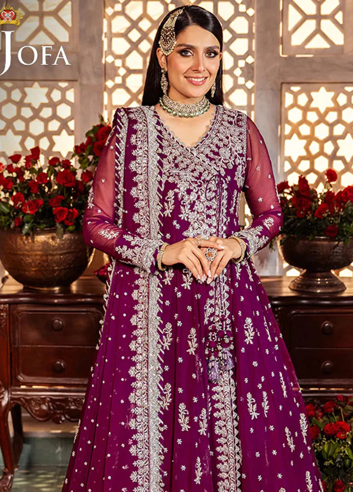 Jaan-e-Jahan by Asim Jofa Embroidered Chiffon Suits Unstitched 3 Piece AJ24JJ AJJJ-01 - Formals Collection