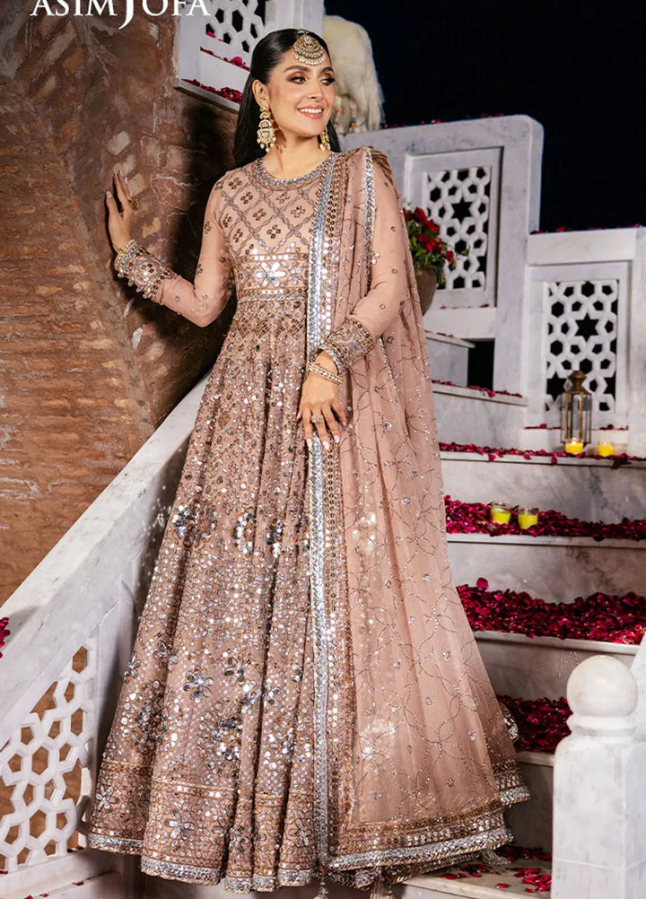Jaan-e-Jahan by Asim Jofa Embroidered Chiffon Suits Unstitched 3 Piece AJ24JJ AJJJ-02 - Formals Collection