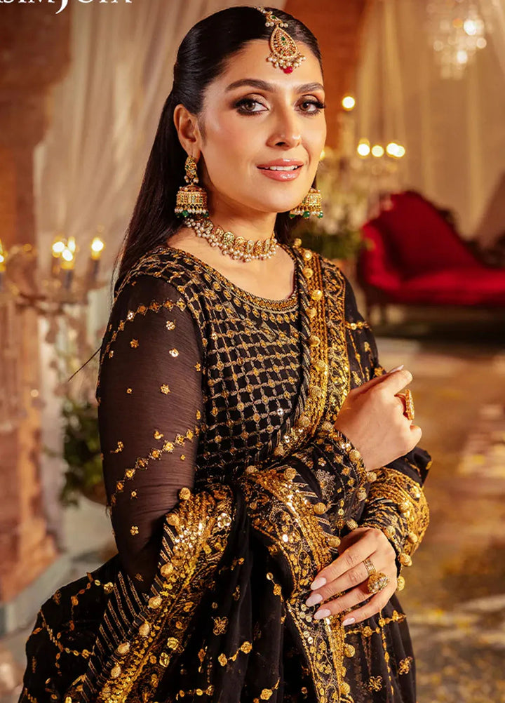 Jaan-e-Jahan by Asim Jofa Embroidered Chiffon Suits Unstitched 3 Piece AJ24JJ AJJJ-03 - Formals Collection