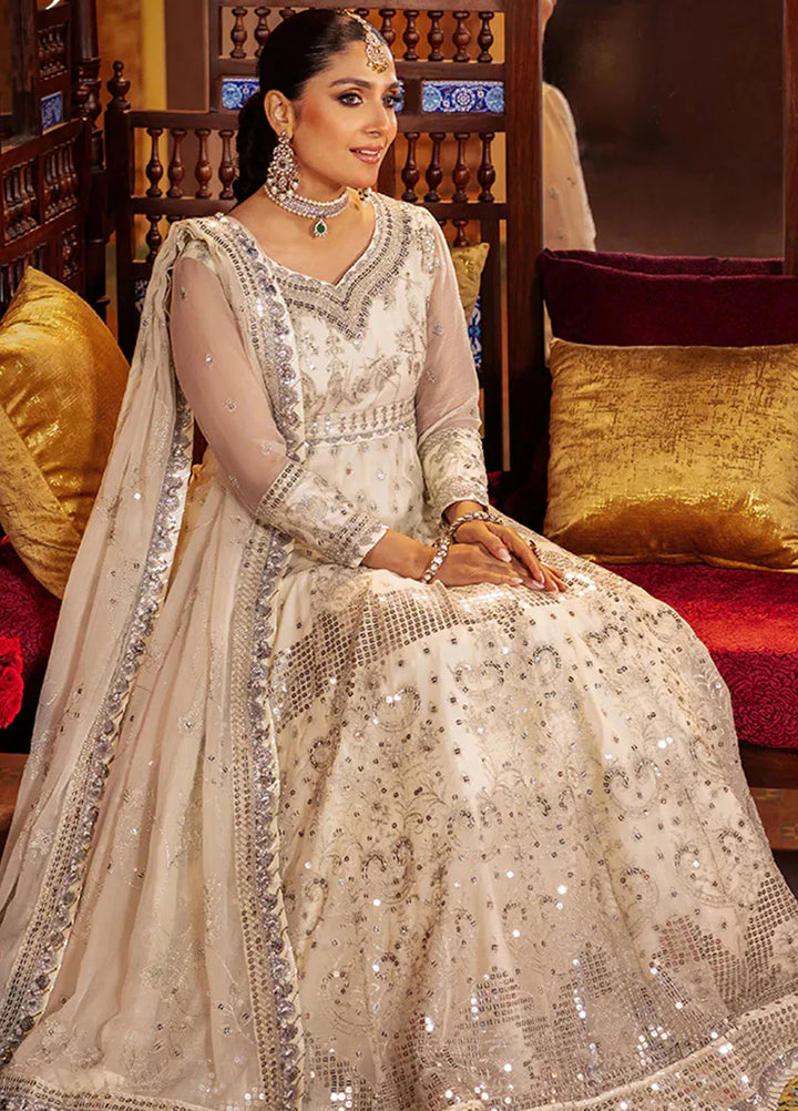 Jaan-e-Jahan by Asim Jofa Embroidered Chiffon Suits Unstitched 3 Piece AJ24JJ AJJJ-04 - Formals Collection