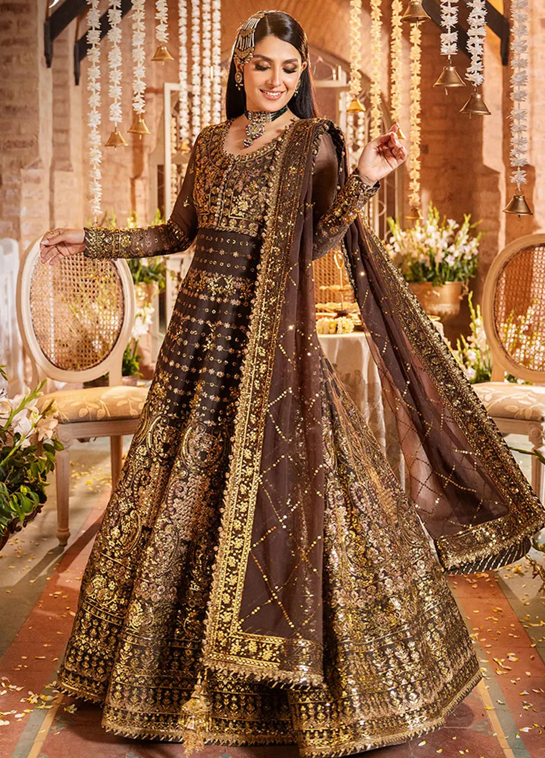 Jaan-e-Jahan by Asim Jofa Embroidered Chiffon Suits Unstitched 3 Piece AJ24JJ AJJJ-05 - Formals Collection