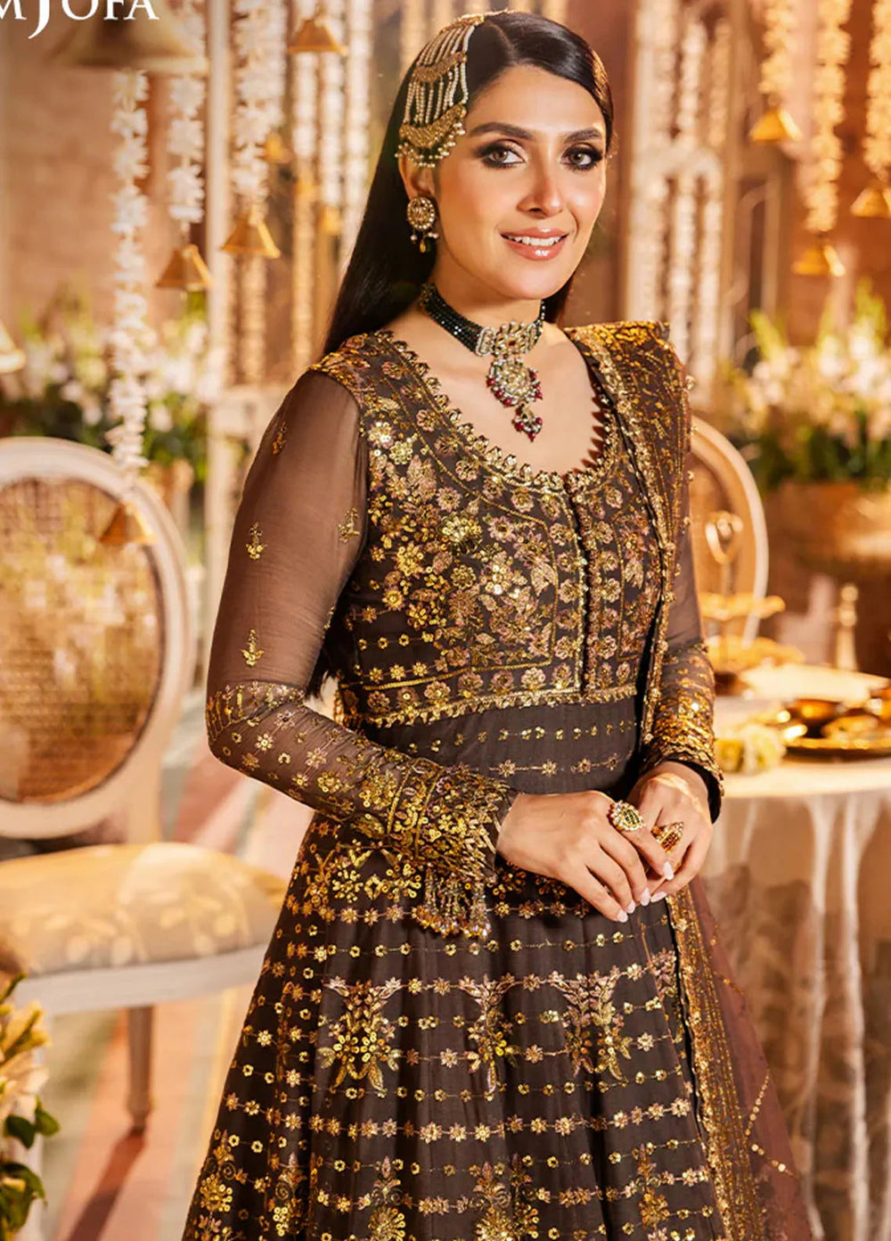 Jaan-e-Jahan by Asim Jofa Embroidered Chiffon Suits Unstitched 3 Piece AJ24JJ AJJJ-05 - Formals Collection