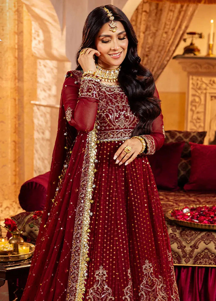 Jaan-e-Jahan by Asim Jofa Embroidered Chiffon Suits Unstitched 3 Piece AJ24JJ AJJJ-08 - Formals Collection