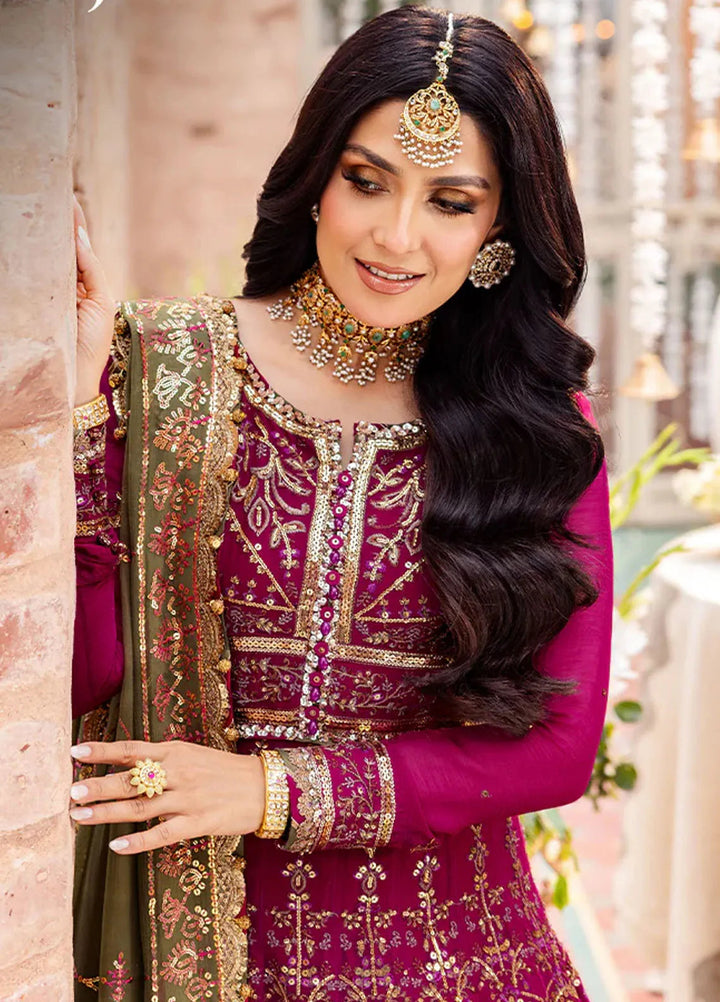 Jaan-e-Jahan by Asim Jofa Embroidered Chiffon Suits Unstitched 3 Piece AJ24JJ AJJJ-09 - Formals Collection