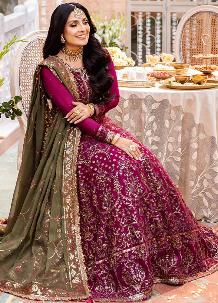 Jaan-e-Jahan by Asim Jofa Embroidered Chiffon Suits Unstitched 3 Piece AJ24JJ AJJJ-09 - Formals Collection