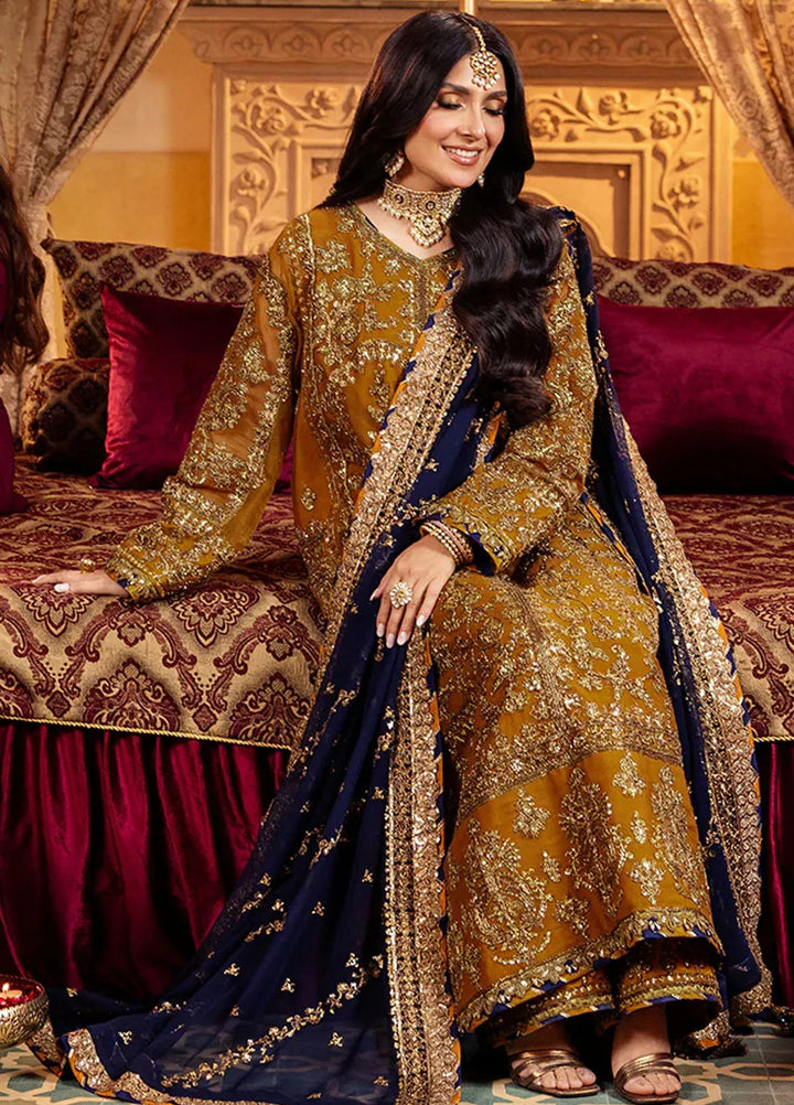 Jaan-e-Jahan by Asim Jofa Embroidered Chiffon Suits Unstitched 3 Piece AJ24JJ AJJJ-12 - Formals Collection