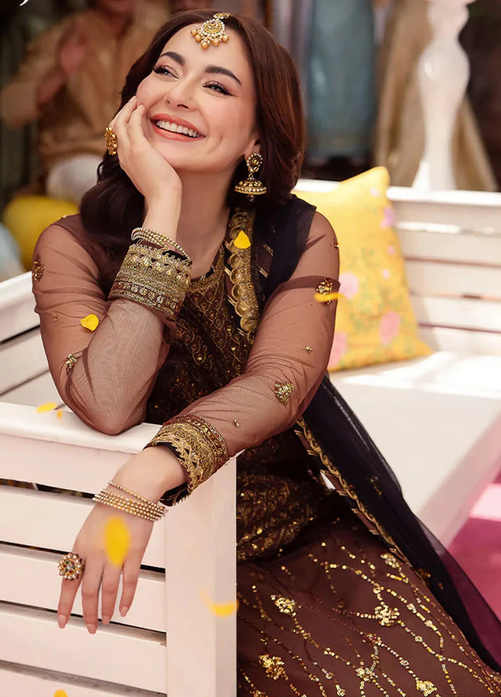 Jag Mag By Asim Jofa Embroidered Net Suit Unstitched 3 Piece AJ24J AJMJ-24 - Festive Collection