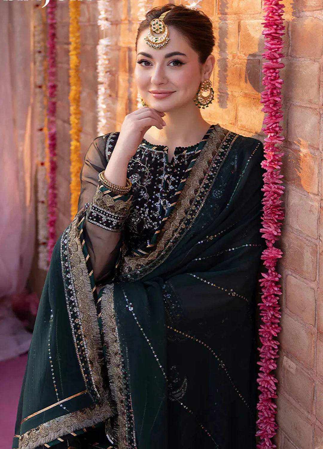 Jag Mag By Asim Jofa Embroidered Organza Suit Unstitched 3 Piece AJ24J AJMJ-12 - Festive Collection