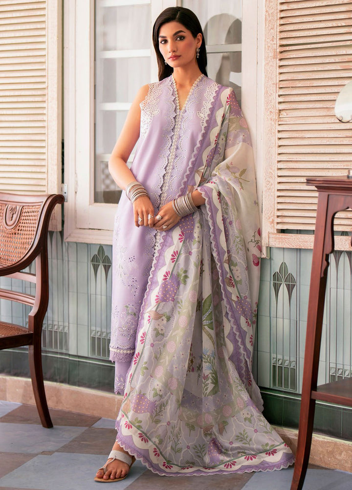 Jahaan by Seran Embroidered Lawn Suits Unstitched 3 Piece SRN24J D-03 Amania - Summer Collection