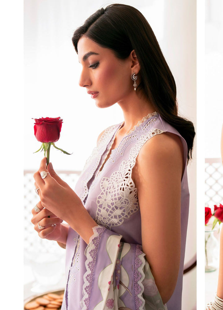 Jahaan by Seran Embroidered Lawn Suits Unstitched 3 Piece SRN24J D-03 Amania - Summer Collection