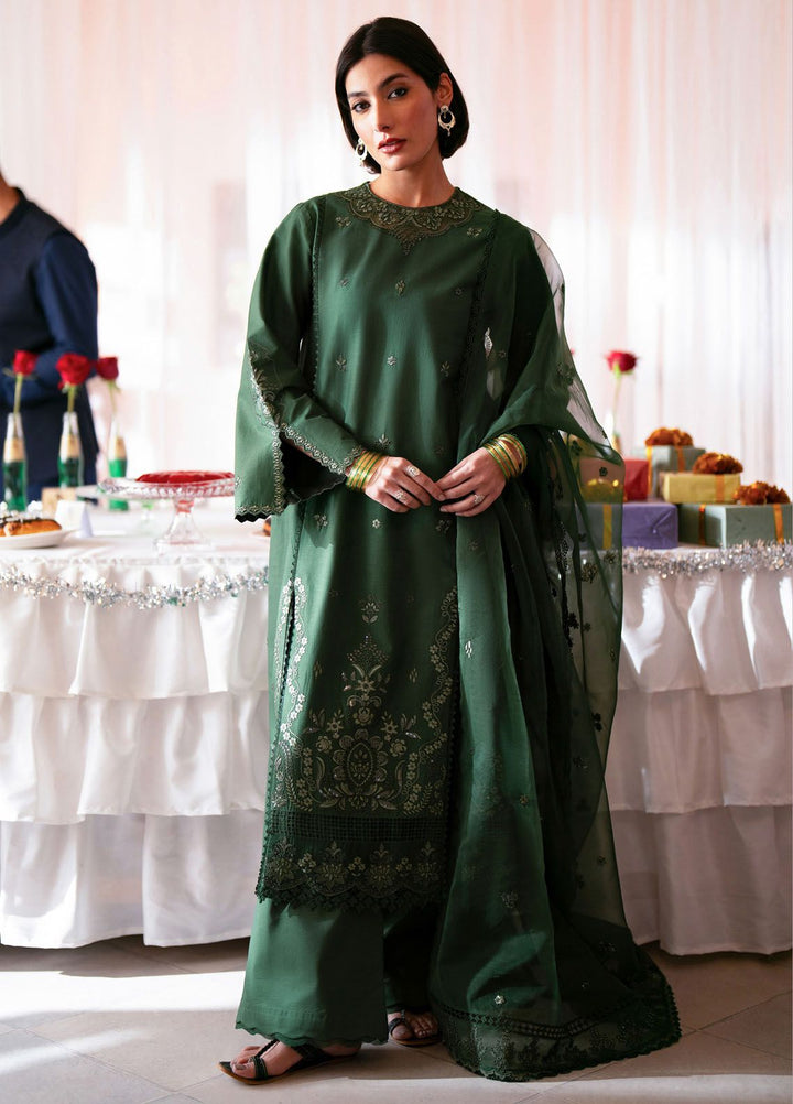 Jahaan by Seran Embroidered Lawn Suits Unstitched 3 Piece SRN24J D-06 Romaan - Summer Collection