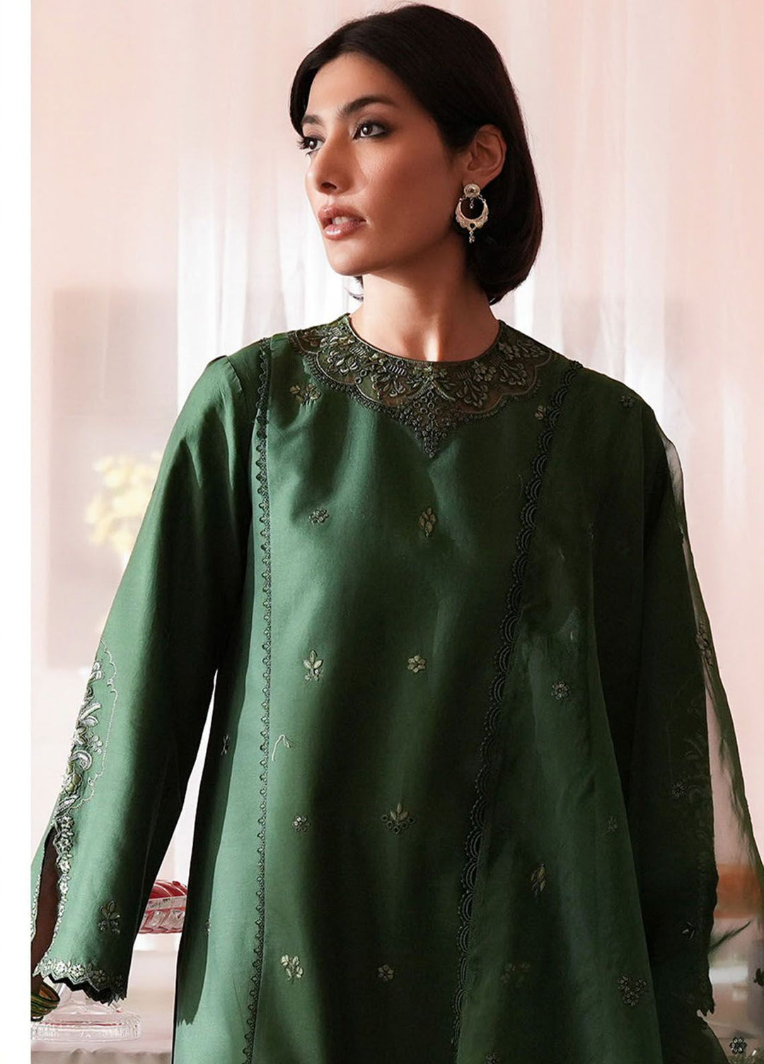 Jahaan by Seran Embroidered Lawn Suits Unstitched 3 Piece SRN24J D-06 Romaan - Summer Collection