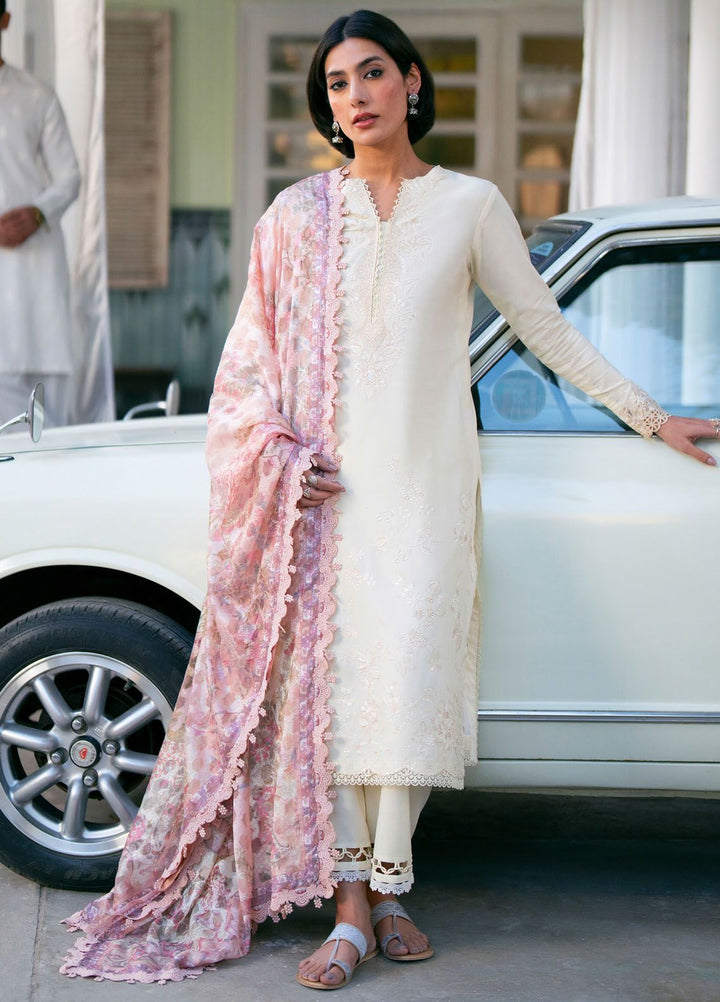 Jahaan by Seran Embroidered Lawn Suits Unstitched 3 Piece SRN24J D-08 Neeshay - Summer Collection