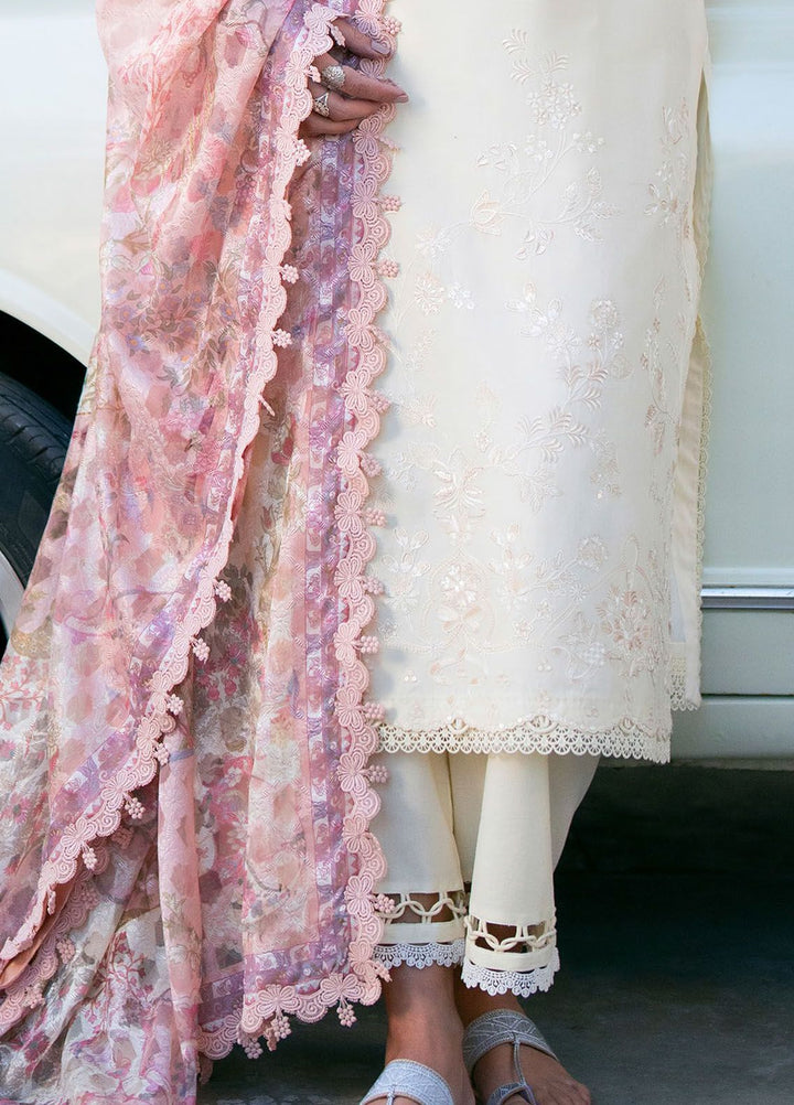 Jahaan by Seran Embroidered Lawn Suits Unstitched 3 Piece SRN24J D-08 Neeshay - Summer Collection