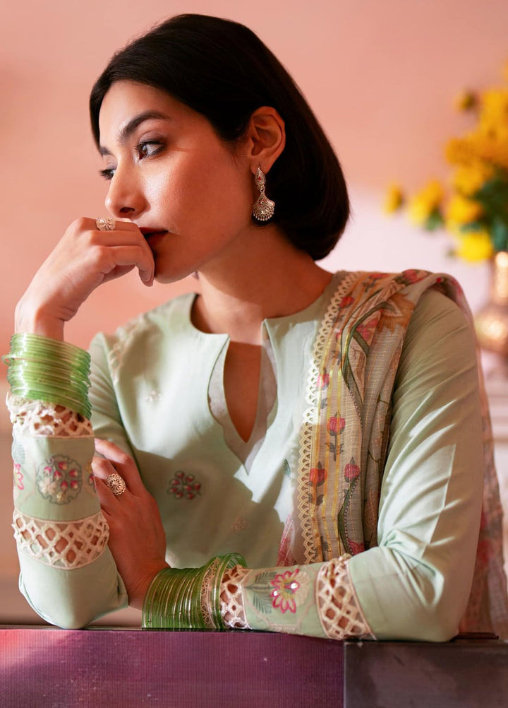 Jahaan by Seran Embroidered Lawn Suits Unstitched 3 Piece SRN24J D-09 Dure - Summer Collection