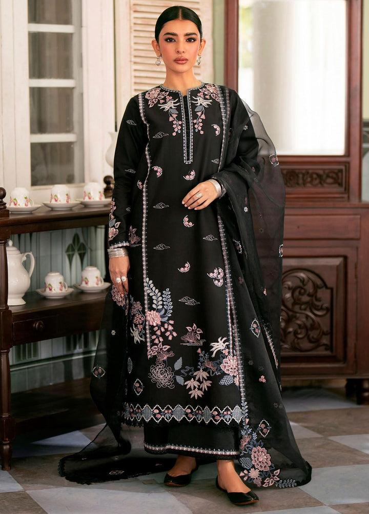 Jahaan by Seran Embroidered Lawn Suits Unstitched 3 Piece SRN24J D-10 Naveera - Summer Collection