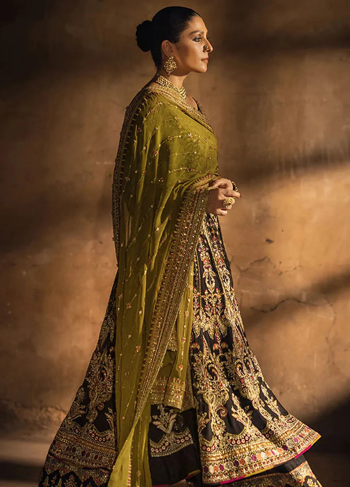 Jahan By Erum Khan Embroidered Chiffon Suit Unstitched 3 Piece EK24JV3 Leela - Formals Collection